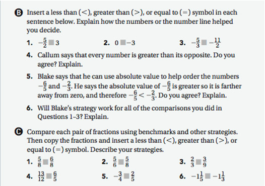 Comparing Bits and Pieces and the CCSSM Algebra